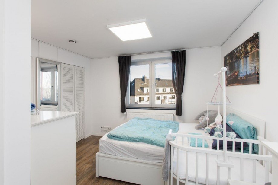 Schlafzimmer Dachgeschosswohnung D�sseldorf