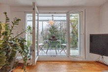 Zugang Balkon VERKAUFT: Haus-im-Haus: Individuelle Dachgeschoss Maisonette-Wohnung im Zooviertel/D�sseltal - ca. 140 m2