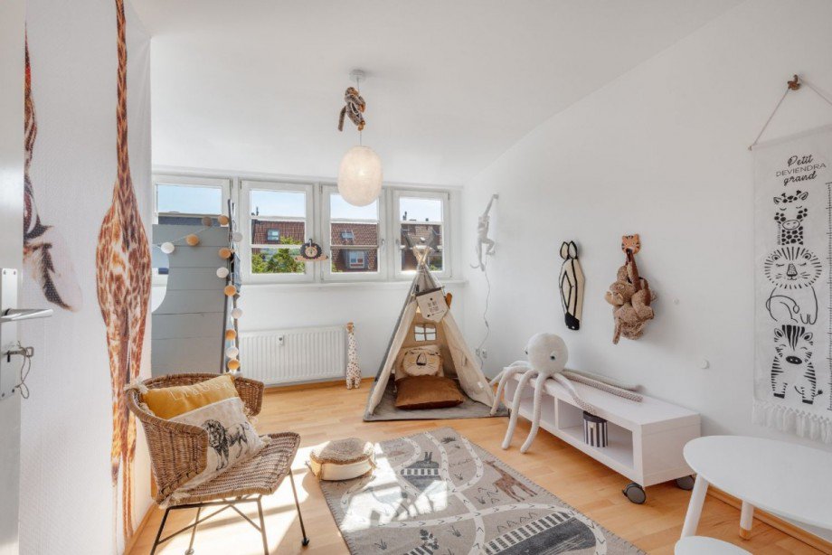 Kinderzimmer Maisonettewohnung Düsseldorf
