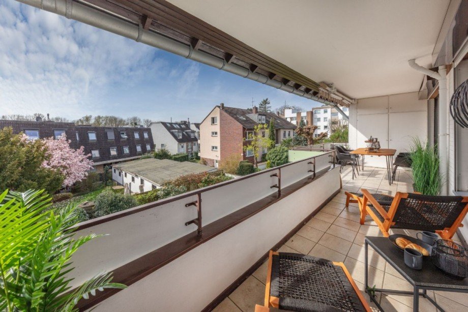 Sonnenbalkon Etagenwohnung Düsseldorf