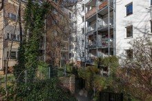 R�ckseite Geb�ude VERKAUFT: Schicke, modernisierte 2-Zimmer Wohnung im Denkmal, zentral und in Hochschuln�he