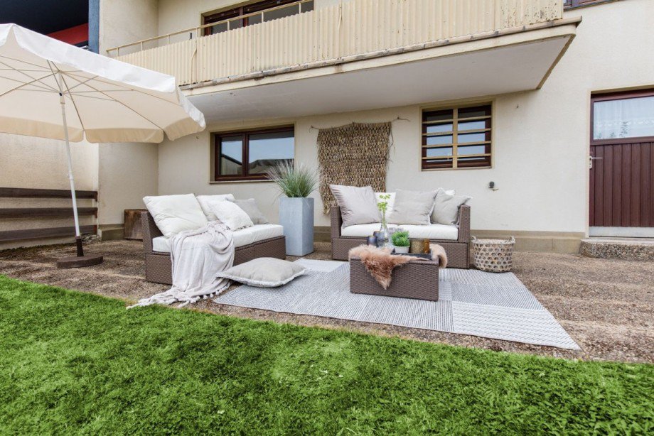 Terrasse Doppelhaush�lfte Velbert