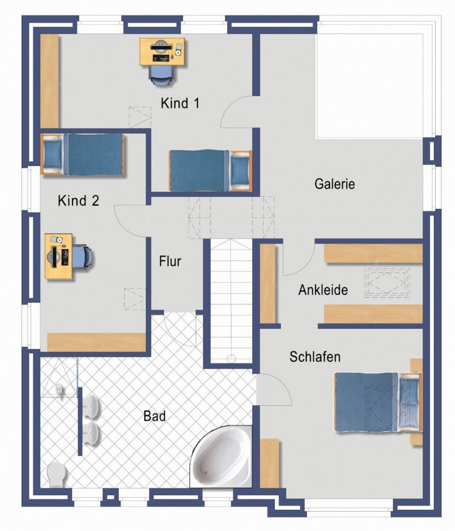 Obergeschoss Einfamilienhaus Jüchen