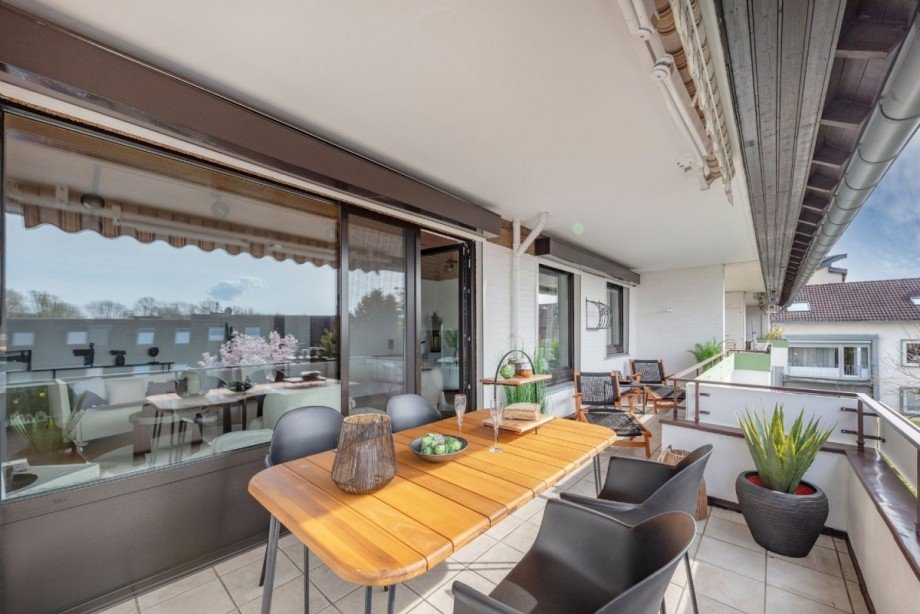 Sonnenbalkon Etagenwohnung Düsseldorf