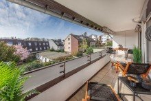 Sonnenbalkon Entspanntes Wohnen nah am See: Sehr schönes, helles Zuhause in Düsseldorf-Unterbach