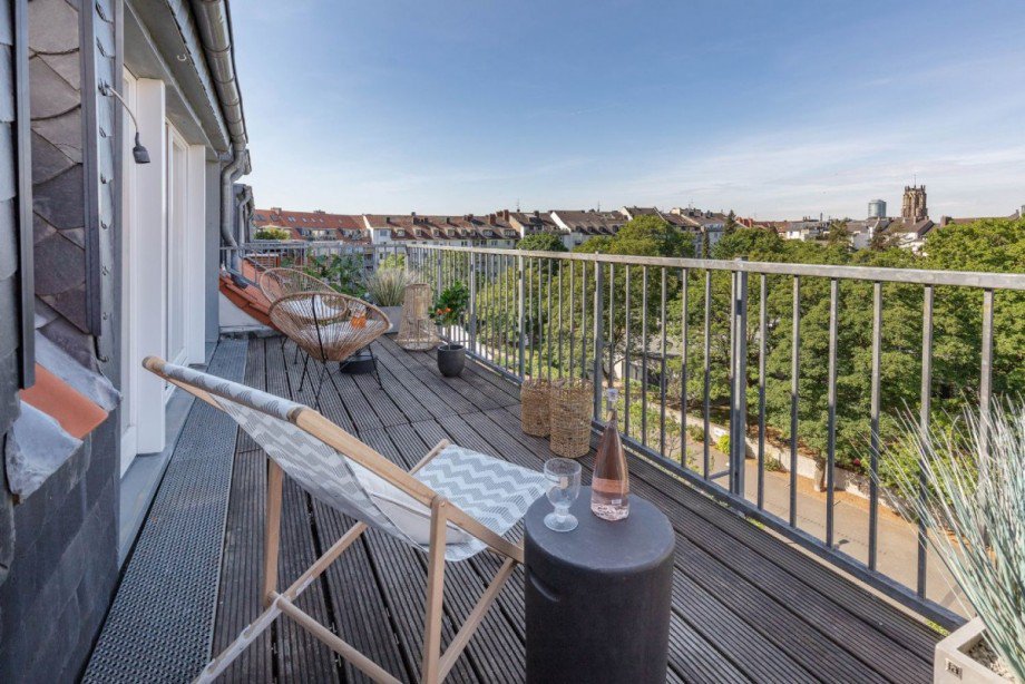 Balkon Maisonettewohnung Düsseldorf