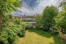 Garten mit Blick zur R�ckseite VERKAUFT: 5-Zimmer-Haus mit zusätzlichem Atelier und großem, idyllischem Garten in Rommerskirchen-Hoeningen