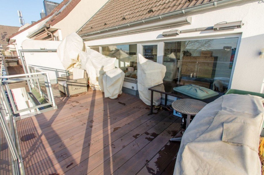 Terrasse Dachgeschosswohnung D�sseldorf