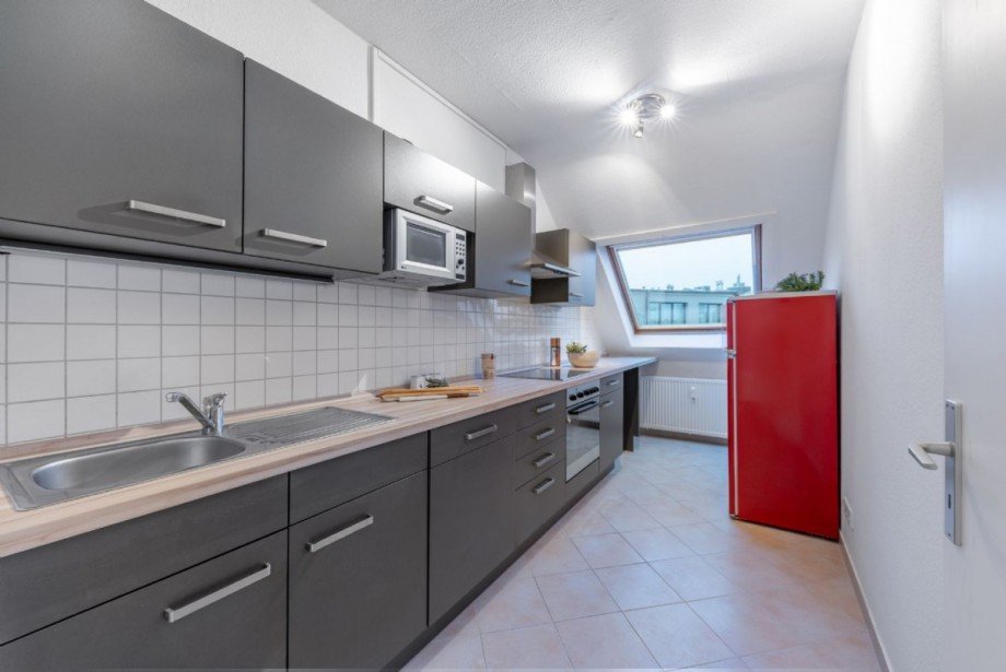 Küche obere Ebene Etagenwohnung Düsseldorf