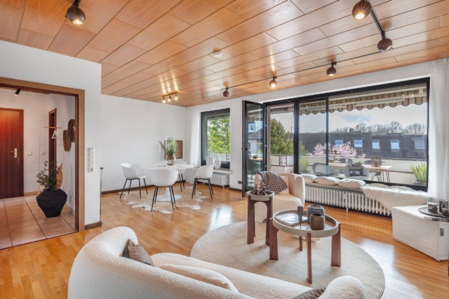 Wohnzimmer Etagenwohnung Düsseldorf