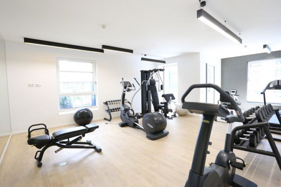 Fitnessraum und Sauna Etagenwohnung Düsseldorf