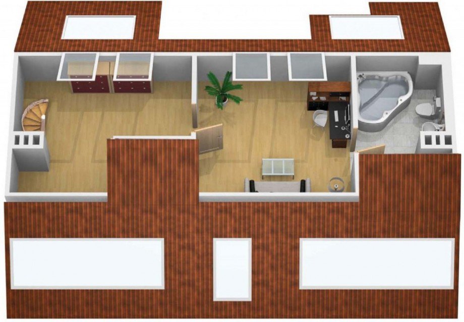 Giebelgeschoss Maisonettewohnung Düsseldorf