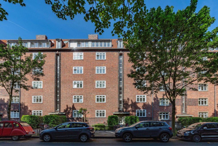Geb�udefront Maisonettewohnung Düsseldorf