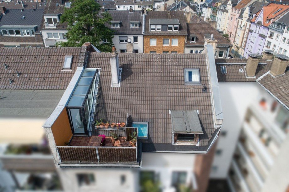 Balkon Dachgeschosswohnung D�sseldorf