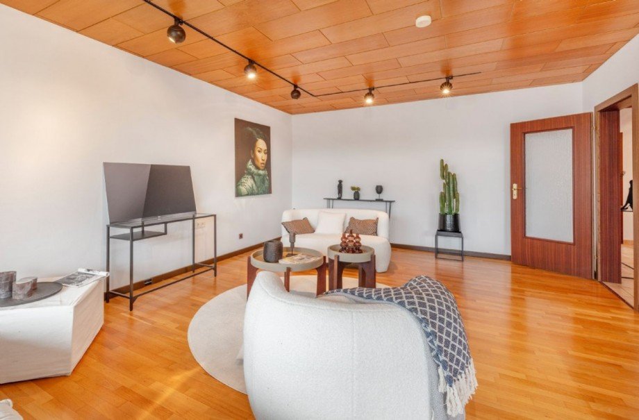 Wohnzimmer Etagenwohnung Düsseldorf