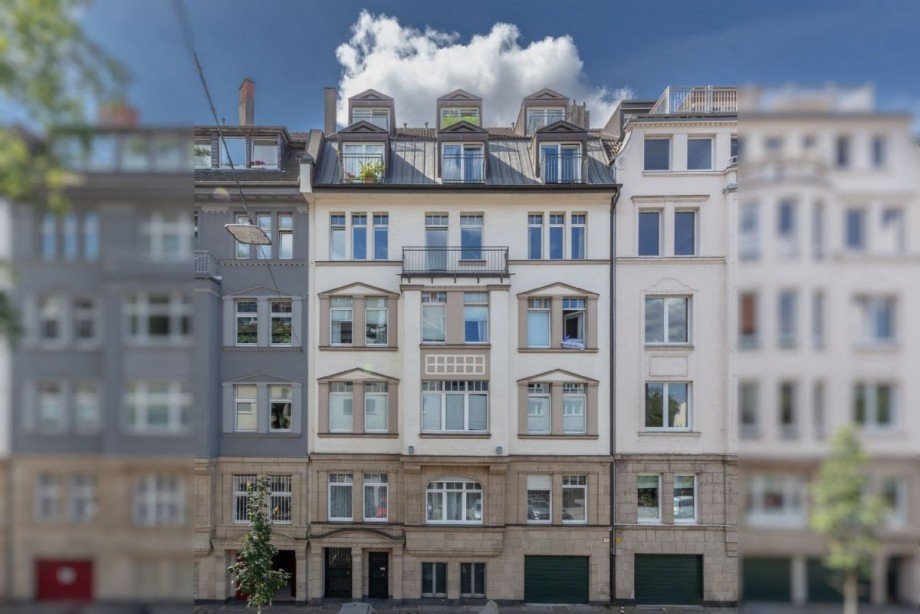 Außenansicht Haus Etagenwohnung Düsseldorf