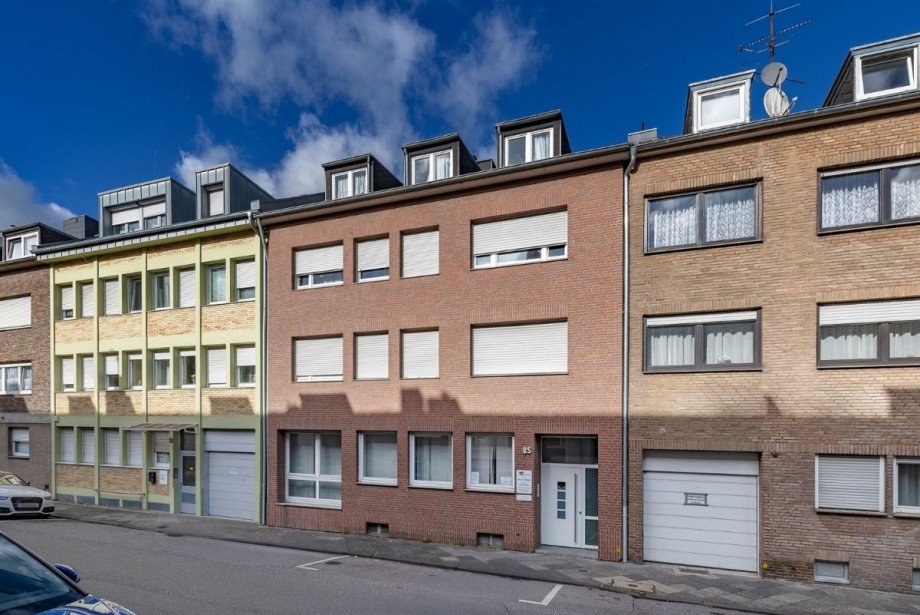 Gebäudefront Wohn- / Gesch�ftshaus Mönchengladbach