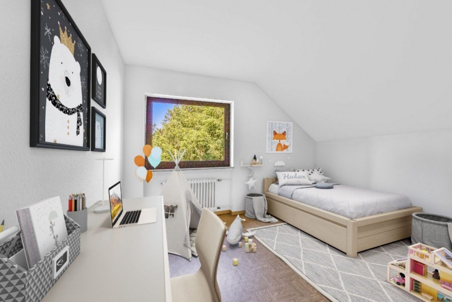 Renovierungsvorschlag Kinderzimmer Zweifamilienhaus Heiligenhaus