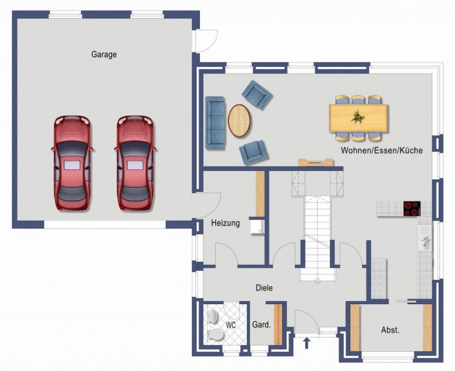 Erdgescheschoss Einfamilienhaus Jüchen