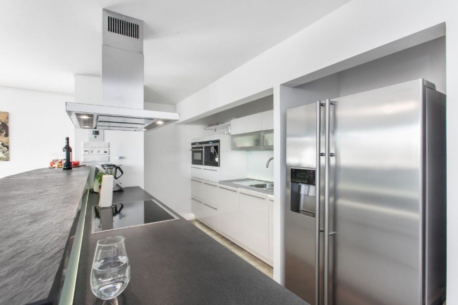 Einbauk�che Dachgeschosswohnung D�sseldorf