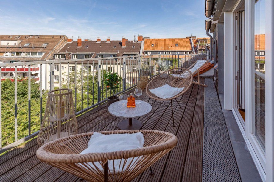 Balkon Maisonettewohnung Düsseldorf