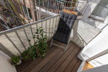 Balkon VERKAUFT: Schicke, modernisierte 2-Zimmer Wohnung im Denkmal, zentral und in Hochschuln�he
