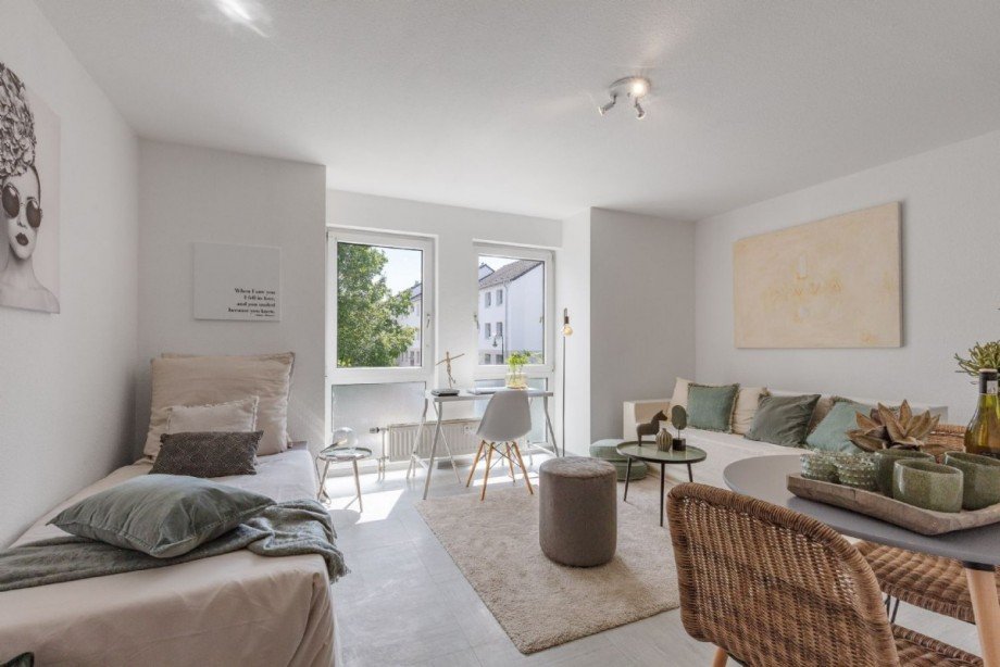 Wohn-/ Schlafraum Wohnung D�sseldorf