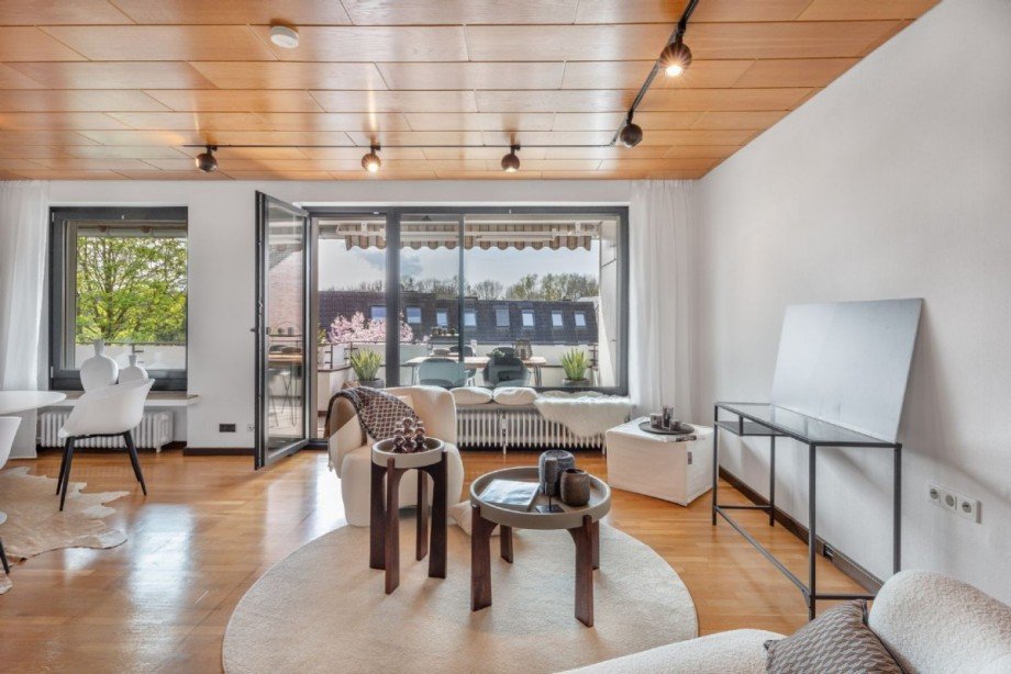 Wohnzimmer Etagenwohnung Düsseldorf