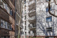 R�ckseite Geb�ude/Balkon VERKAUFT: Schicke, modernisierte 2-Zimmer Wohnung im Denkmal, zentral und in Hochschuln�he