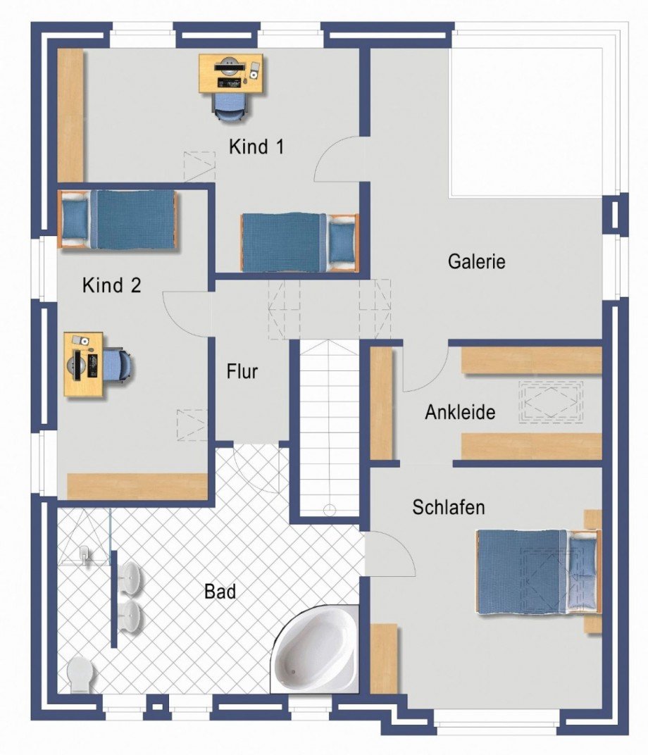 Obergeschoss Einfamilienhaus Jüchen