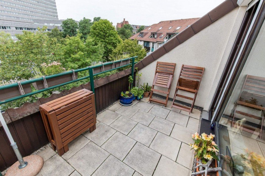 Balkon Maisonettewohnung D�sseldorf