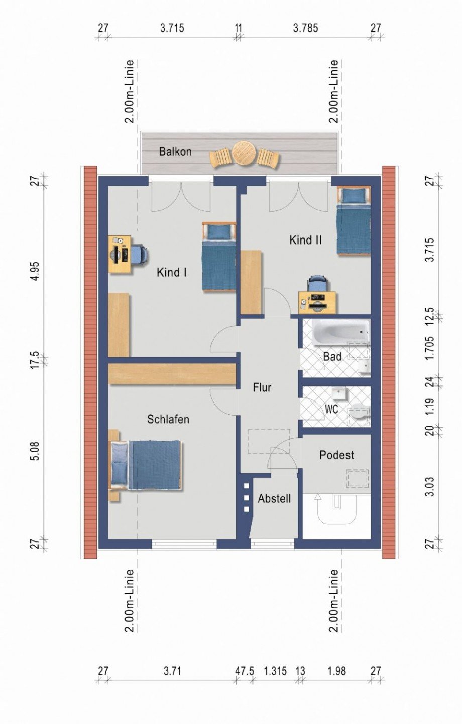 Dachgeschoss Einfamilienhaus Meerbusch