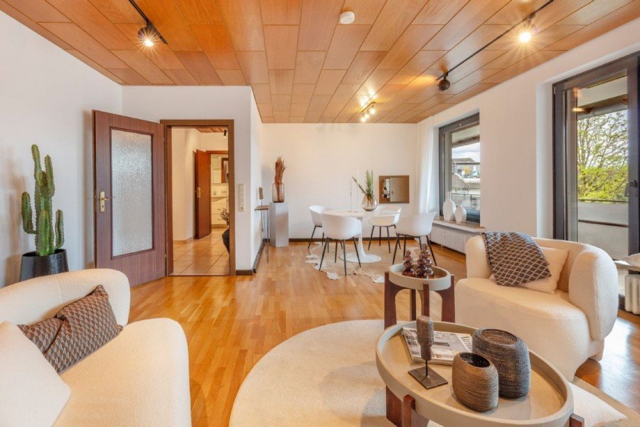 Wohnzimmer Etagenwohnung Düsseldorf