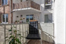 Balkon VERKAUFT: Schicke, modernisierte 2-Zimmer Wohnung im Denkmal, zentral und in Hochschuln�he
