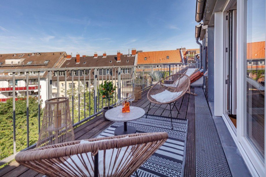 Balkon Maisonettewohnung Düsseldorf