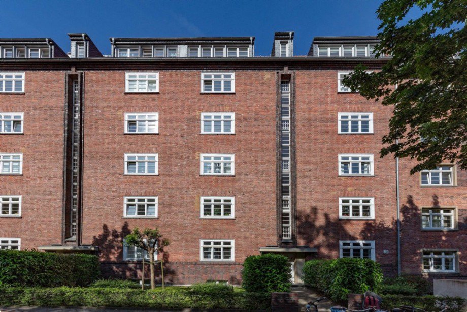 Geb�udefront Maisonettewohnung Düsseldorf