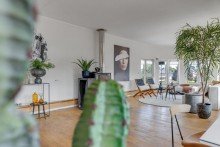 Loft_Wohnraum oben Loft im Denkmal – außergewöhnliches Wohnen  auf 3 Ebenen - zwischen Natur und Stadt