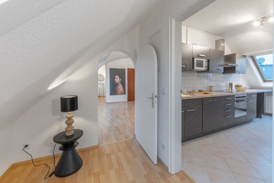 Flur obere Ebene Etagenwohnung Düsseldorf