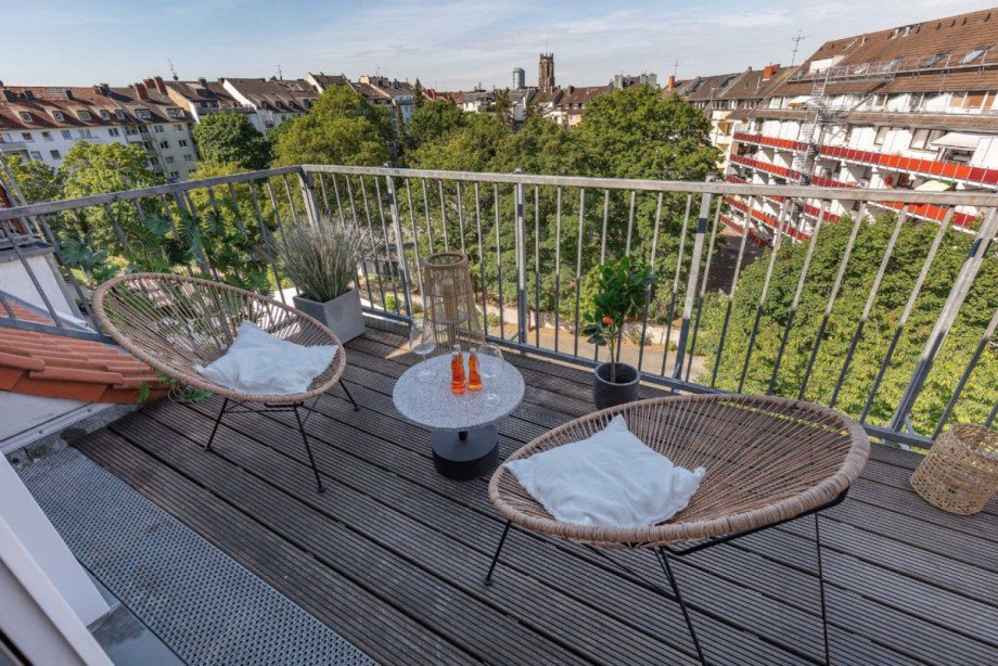 Balkon Maisonettewohnung Düsseldorf