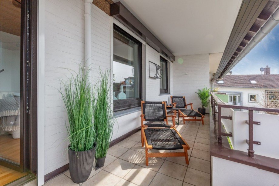 Sonnenbalkon Etagenwohnung Düsseldorf