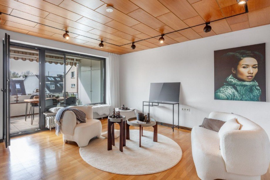Wohnzimmer Etagenwohnung Düsseldorf