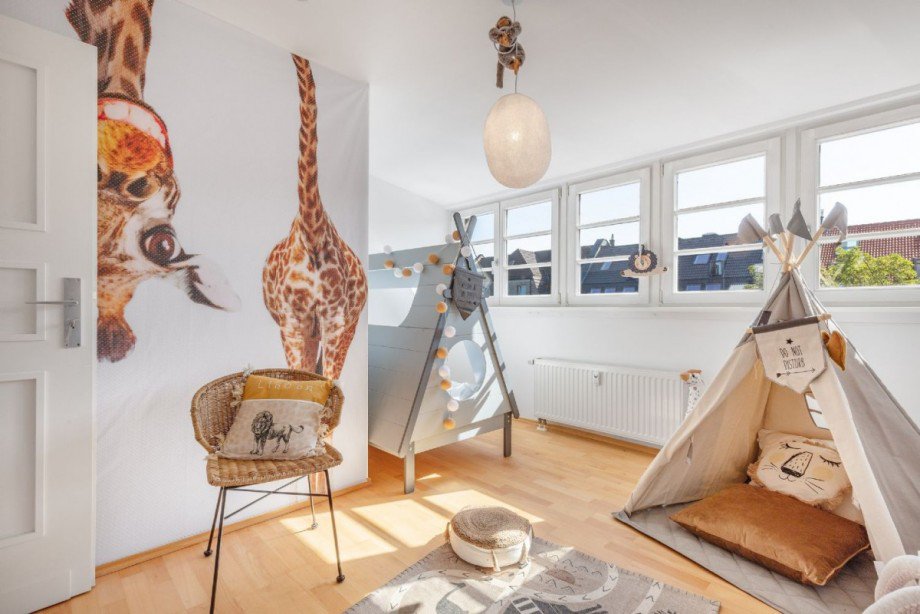 Kinderzimmer Maisonettewohnung Düsseldorf
