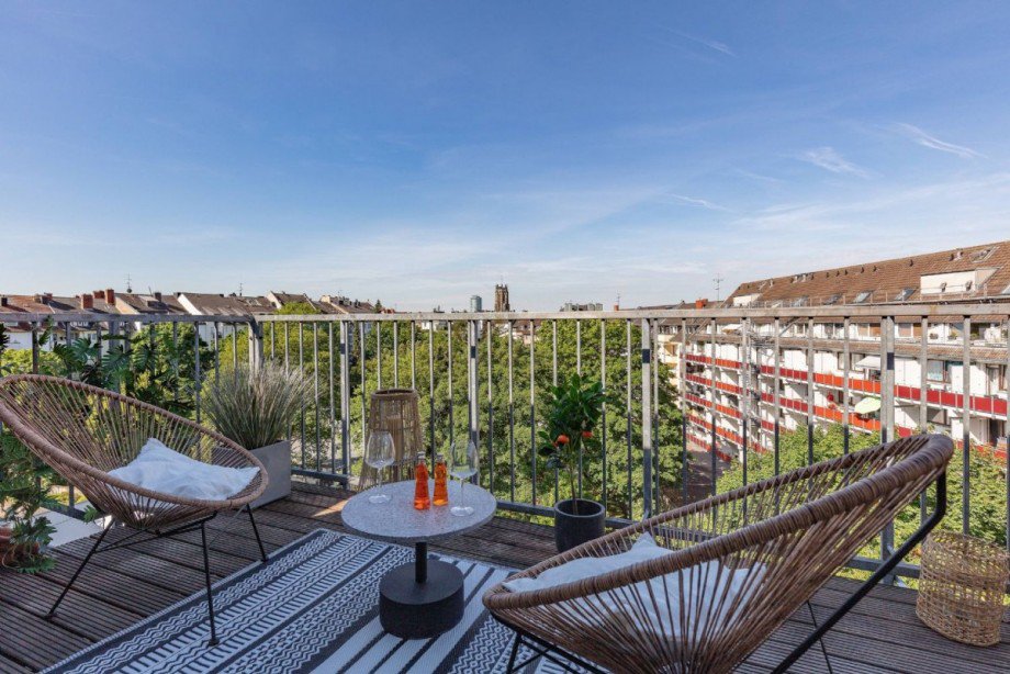 Balkon Maisonettewohnung Düsseldorf